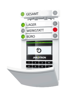 Ein Funk- Zugangsmodul mit LCD Display - Teil des Jablotron100-Systems Ein Funk- Zugangsmodul mit LCD Display - Teil des Jablotron100-Systems